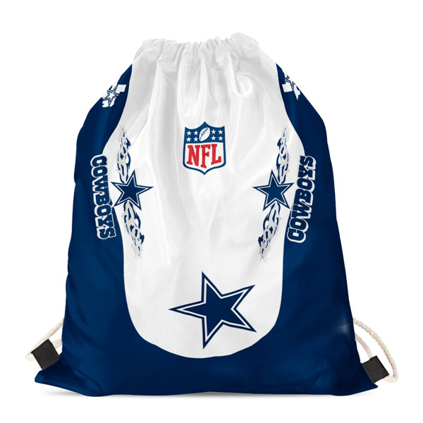 Dallas Cowboys Drawstring Backpack sack / Gym bag 18" x 14" 003