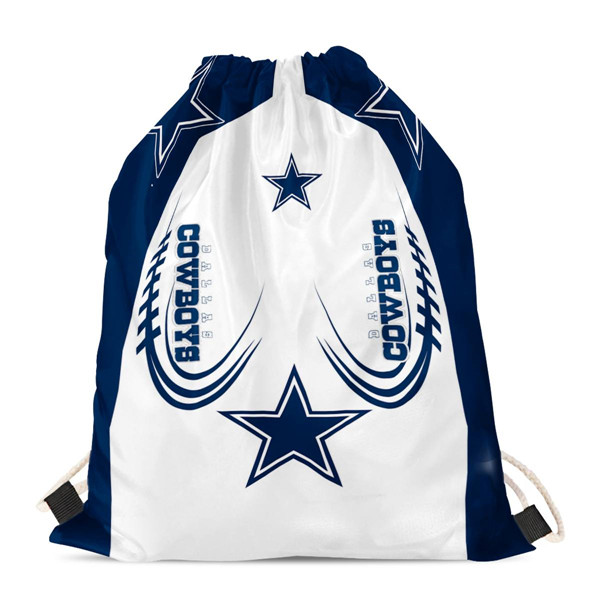 Dallas Cowboys Drawstring Backpack sack / Gym bag 18" x 14" 004