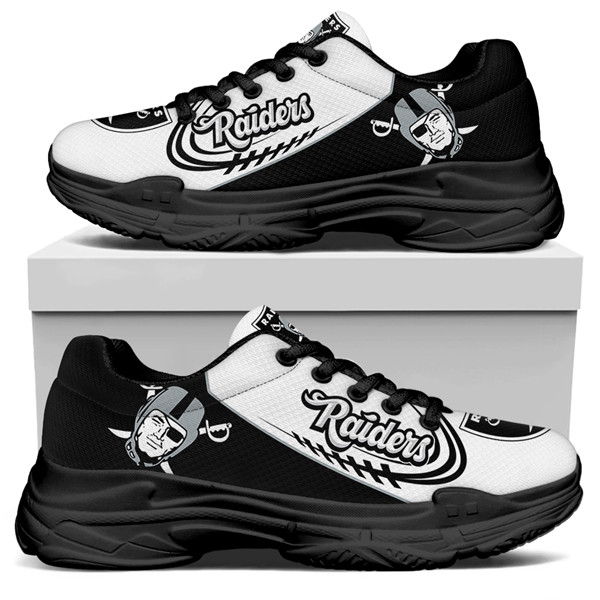 Men's Las Vegas Raiders Edition Chunky Sneakers With Line 005