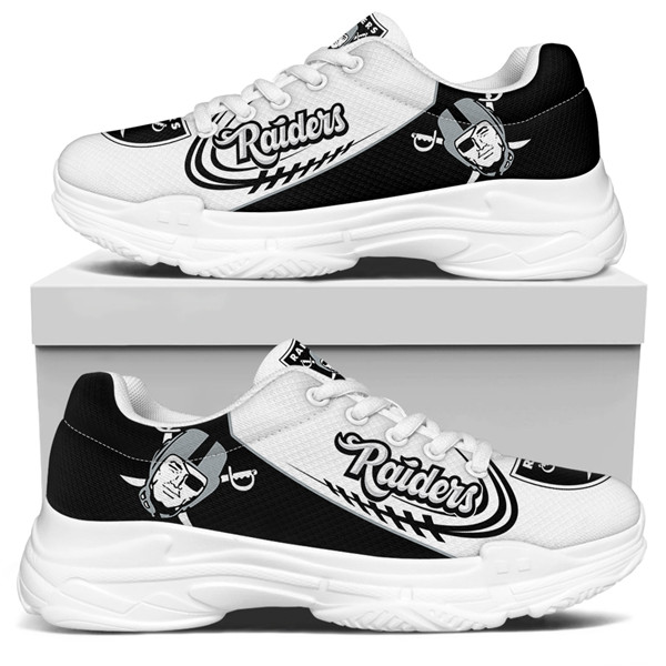 Men's Las Vegas Raiders Edition Chunky Sneakers With Line 006
