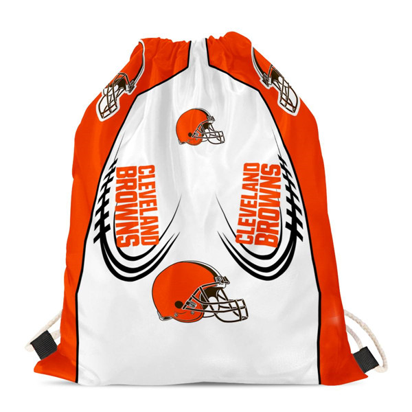 Cleveland Browns Drawstring Backpack sack / Gym bag 18" x 14" 001