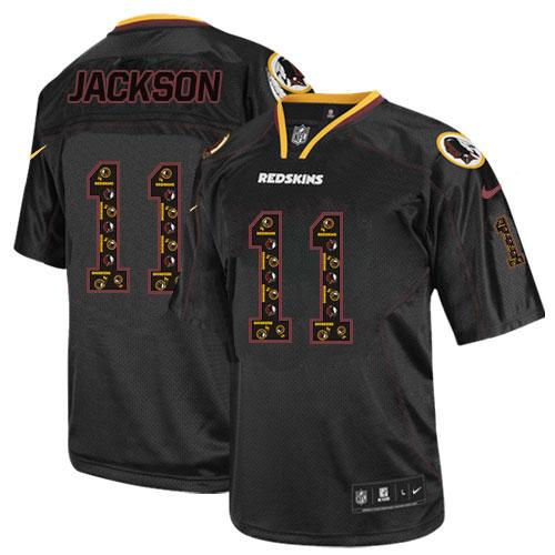 Nike Redskins #11 DeSean Jackson New Lights Out Black Men's Stitched NFL Elite Jersey