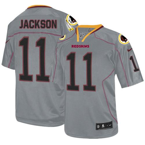 Nike Redskins #11 DeSean Jackson Lights Out Grey Men's Stitched NFL Elite Jersey