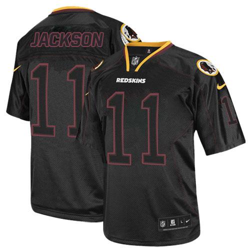 Nike Redskins #11 DeSean Jackson Lights Out Black Men's Stitched NFL Elite Jersey