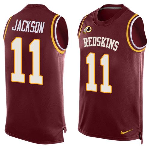 Nike Redskins #11 DeSean Jackson Burgundy Red Team Color Men's Stitched NFL Limited Tank Top Jersey