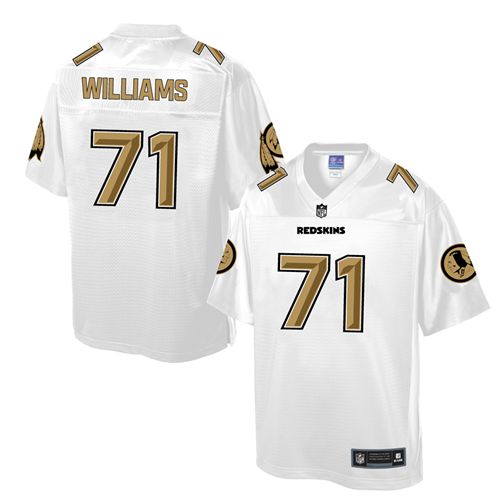 Nike Redskins #71 Trent Williams White Men's NFL Pro Line Fashion Game Jersey