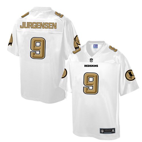 Nike Redskins #9 Sonny Jurgensen White Men's NFL Pro Line Fashion Game Jersey