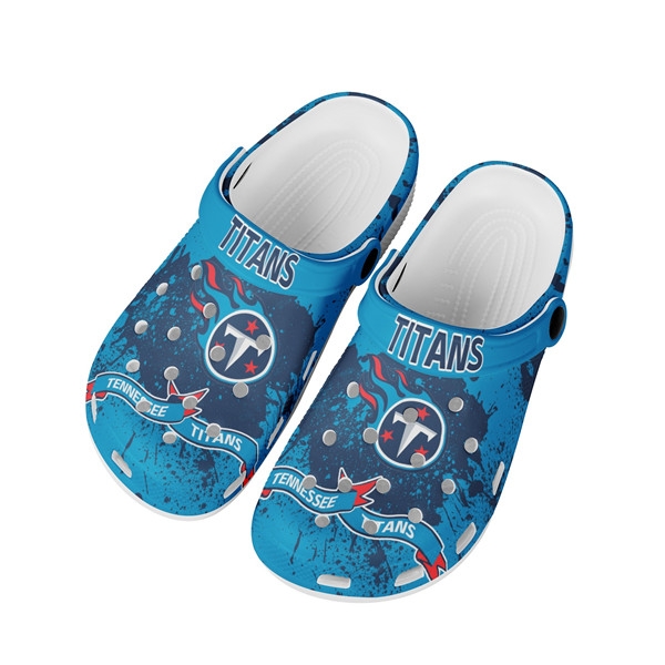 Men's Tennessee Titans Bayaband Clog Shoes 002