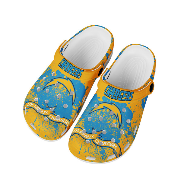 Men's Los Angeles Chargers Bayaband Clog Shoes 003