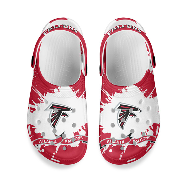 Men's Atlanta Falcons Bayaband Clog Shoes 001