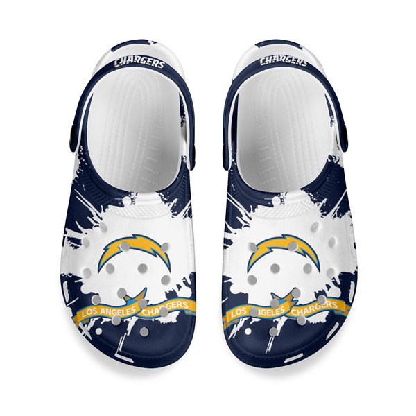 Men's Los Angeles Chargers Bayaband Clog Shoes 002