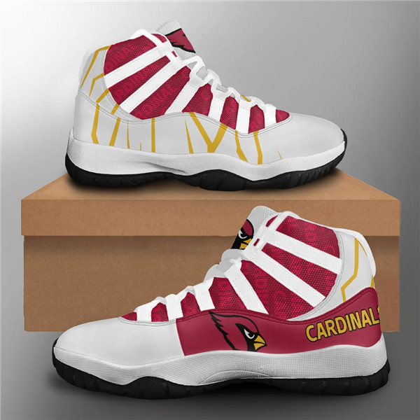 Women's Arizona Cardinals Air Jordan 11 Sneakers 002