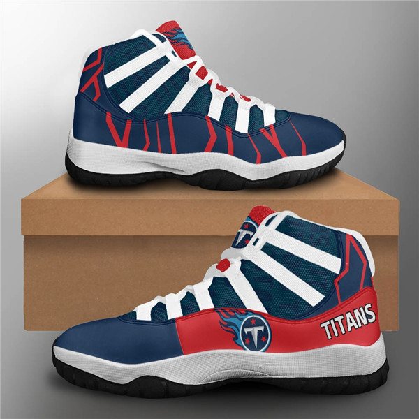 Women's Tennessee Titans Air Jordan 11 Sneakers 002
