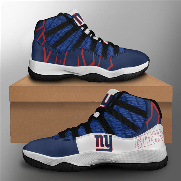Women's New York Giants Air Jordan 11 Sneakers 001