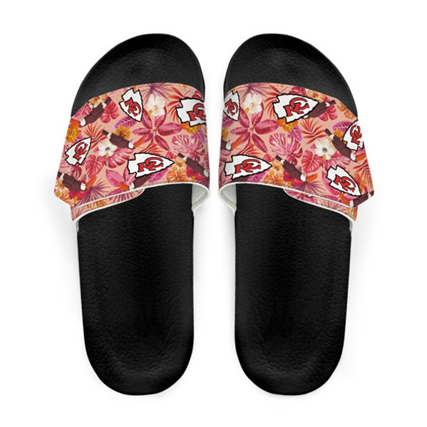 Women's Kansas City Chiefs Beach Adjustable Slides Non-Slip Slippers/Sandals/Shoes 001