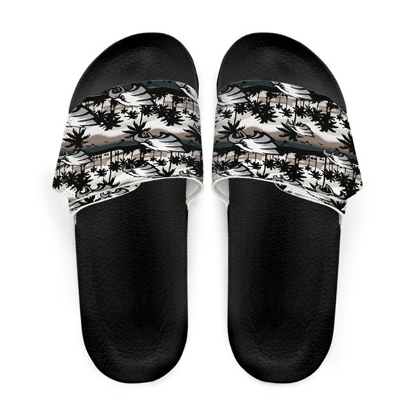 Women's Philadelphia Eagles Beach Adjustable Slides Non-Slip Slippers/Sandals/Shoes 001
