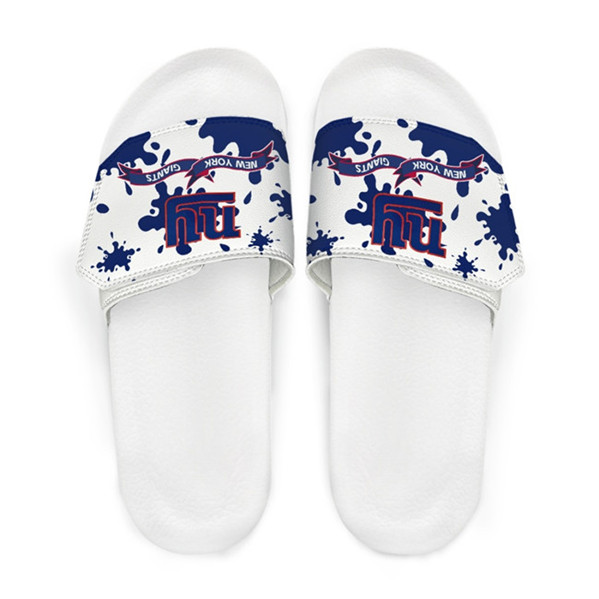 Women's New York Giants Beach Adjustable Slides Non-Slip Slippers/Sandals/Shoes 002