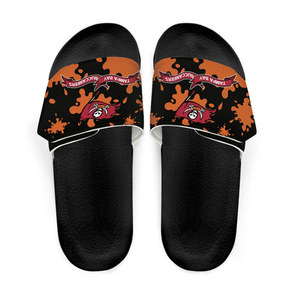 Women's Tampa Bay Buccaneers Beach Adjustable Slides Non-Slip Slippers/Sandals/Shoes 001