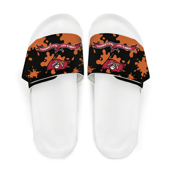 Women's Tampa Bay Buccaneers Beach Adjustable Slides Non-Slip Slippers/Sandals/Shoes 002