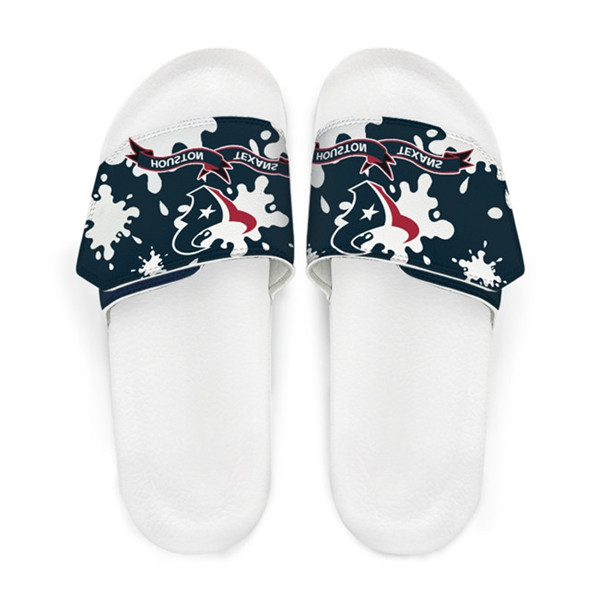 Women's Houston Texans Beach Adjustable Slides Non-Slip Slippers/Sandals/Shoes 004