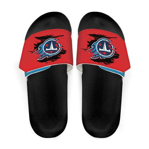 Women's Tennessee Titans Beach Adjustable Slides Non-Slip Slippers/Sandals/Shoes 003