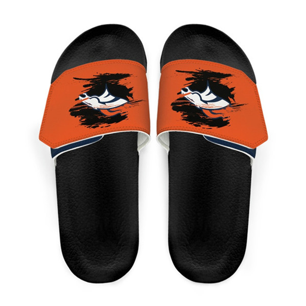 Women's Denver Broncos Beach Adjustable Slides Non-Slip Slippers/Sandals/Shoes 003