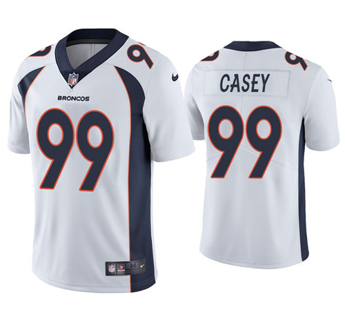 Men's Denver Broncos #99 Jurrell Casey White Vapor Untouchable Limited Stitched NFL Jersey