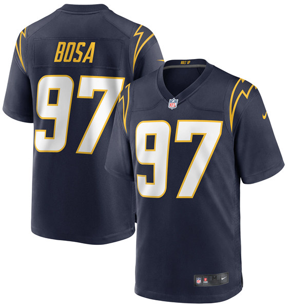 Men's Los Angeles Chargers #97 Joey Bosa 2020 Navy Alternate Game NFL Stitched Jersey