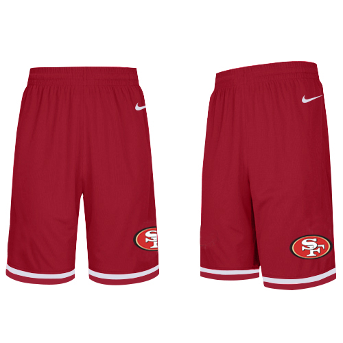 Men's San Francisco 49ers Nike Black Knit Performance Shorts (Runs smaller)