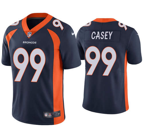 Men's Denver Broncos #99 Jurrell Casey Navy Vapor Untouchable Limited Stitched NFL Jersey