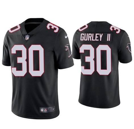 Men's Atlanta Falcons #30 Todd Gurley Nike Black Vapor Untouchable Limited Stitched NFL Jersey