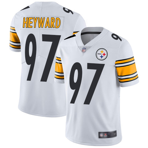 Men's Pittsburgh Steelers #97 Cameron Heyward White Vapor Untouchable Limited Stitched Jersey