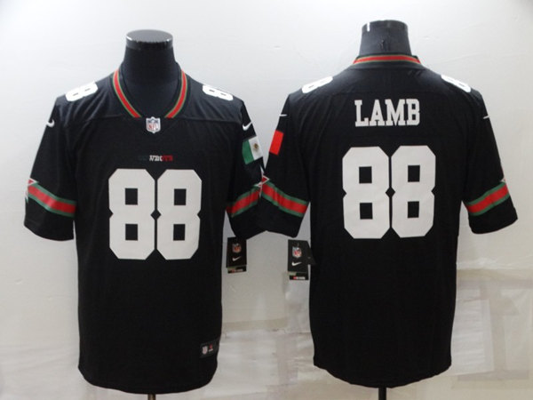 Men's Dallas Cowboys #88 CeeDee Lamb Black Mexico Stitched Jersey