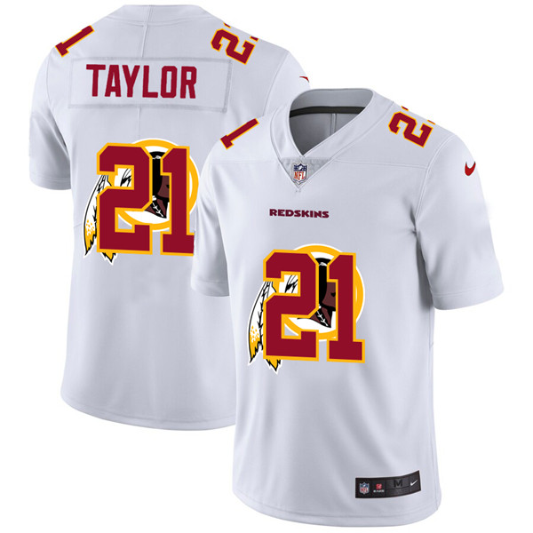 Men's Washington Football Team 21 Sean Taylor White Stitched NFL