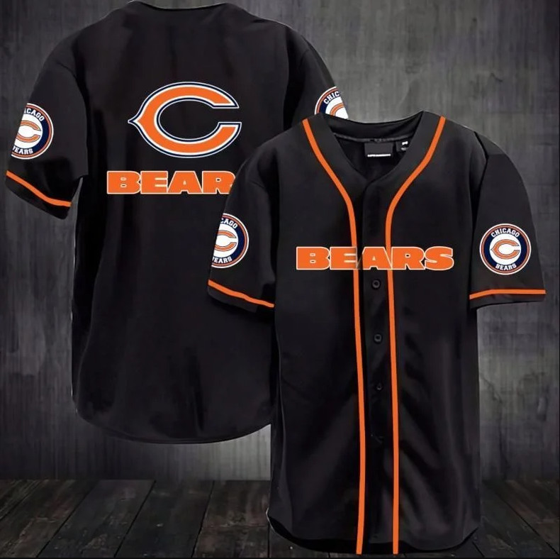 Men's Chicago Bears Baseball Jersey (Check description if you want Women or Youth size)