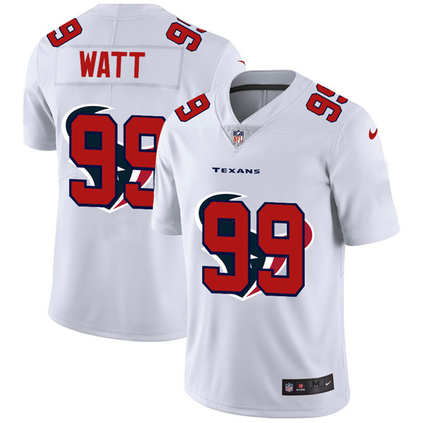 Men's Houston Texans #99 J.J. Watt White Stitched NFL Jersey
