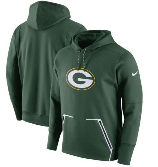 Men's Nike Green Bay Packers Green Champ Drive Vapor Speed Pullover Hoodie