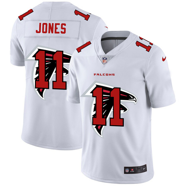 Men's Atlanta Falcons #11 Julio Jones White Stitched NFL Jersey