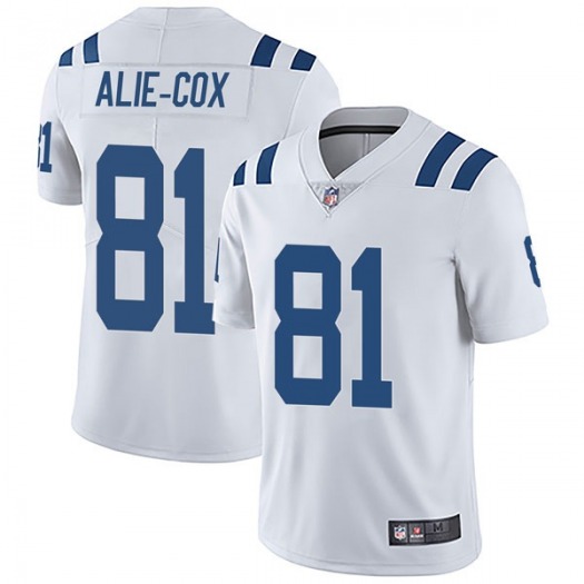Men's Indianapolis Colts #81 Mo Alie-Cox White Vapor Untouchable Limited Stitched NFL Jersey