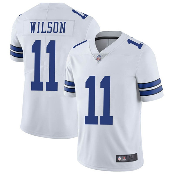 Men's Dallas Cowboys #11 Cedrick Wilson White Vapor Untouchable Limited Stitched NFL Jersey