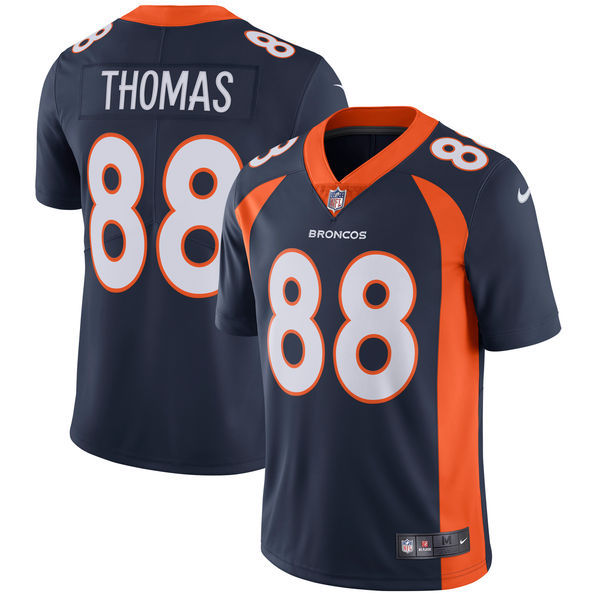 Men's Denver Broncos #88 Demaryius Thomas Navy Vapor Untouchable Limited Stitched Jersey (Check description if you want Women or Youth size)