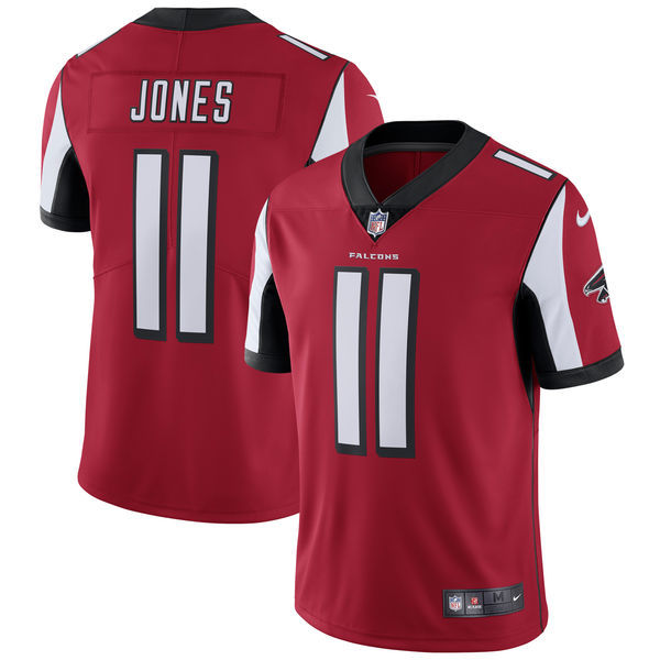 Men's Atlanta Falcons #11 Julio Jones Nike Red Vapor Untouchable Limited Stitched NFL Jersey