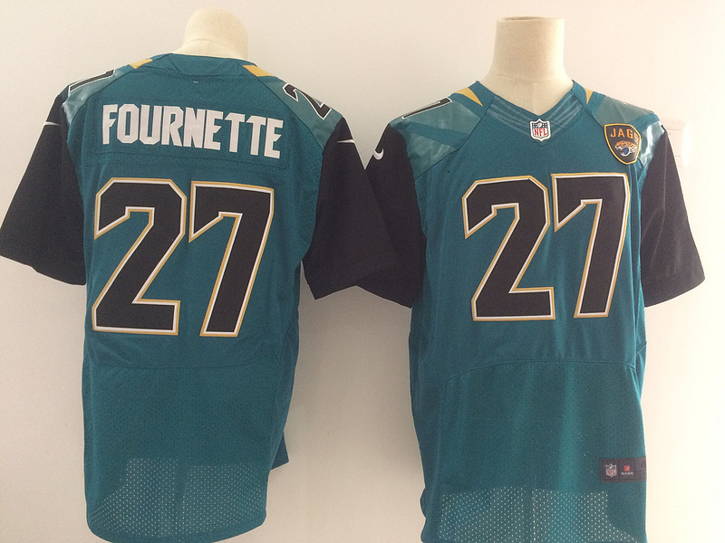 Men's Jacksonville Jaguars #27 Leonard Fournette Nike Teal 2017 Elite Stitched NFL Jersey