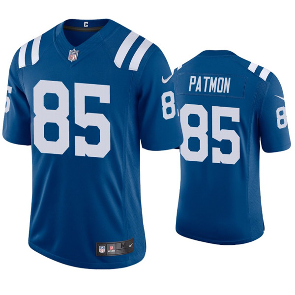 Men's Indianapolis Colts #85 Dezmon Patmon Blue Stitched Jersey