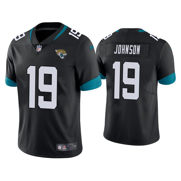 Men's Jacksonville Jaguars #19 Terry Godwin Black Vapor Untouchable Limited Stitched Jersey