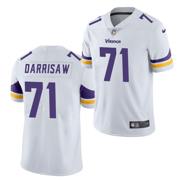 Men's Minnesota Vikings #71 Christian Darrisaw White 2021 Vapor Untouchable Limited Stitched NFL Jersey