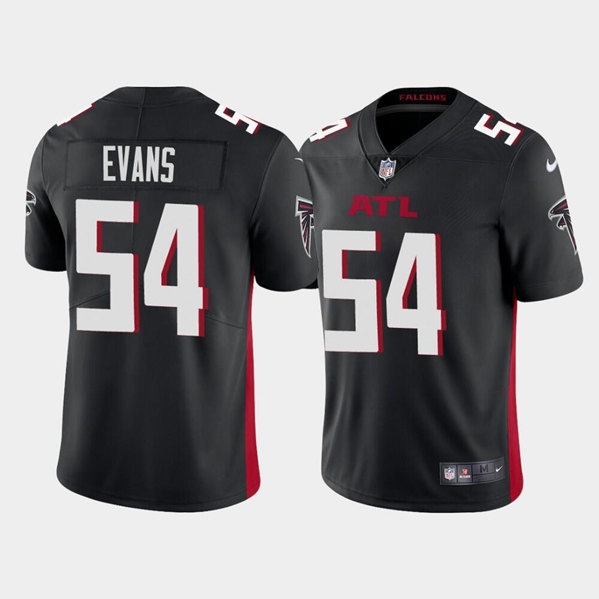 Men's Atlanta Falcons #54 Rashaan Evans Black Vapor Untouchable Stitched Football Jersey