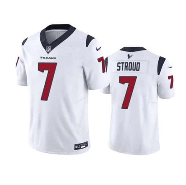 Men's Houston Texans #7 C.J. Stroud White 2023 F.U.S.E. Vapor Untouchable Football Stitched Jersey