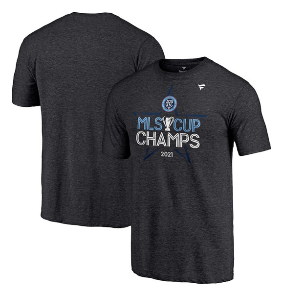 Men's New York City FC 2021 MLS Cup Champions Locker Room T-Shirt