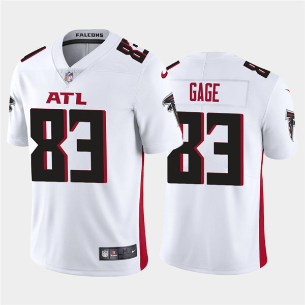 Men's Atlanta Falcons #83 Russell Gage 2020 White Vapor Untouchable Limited Stitched NFL Jersey